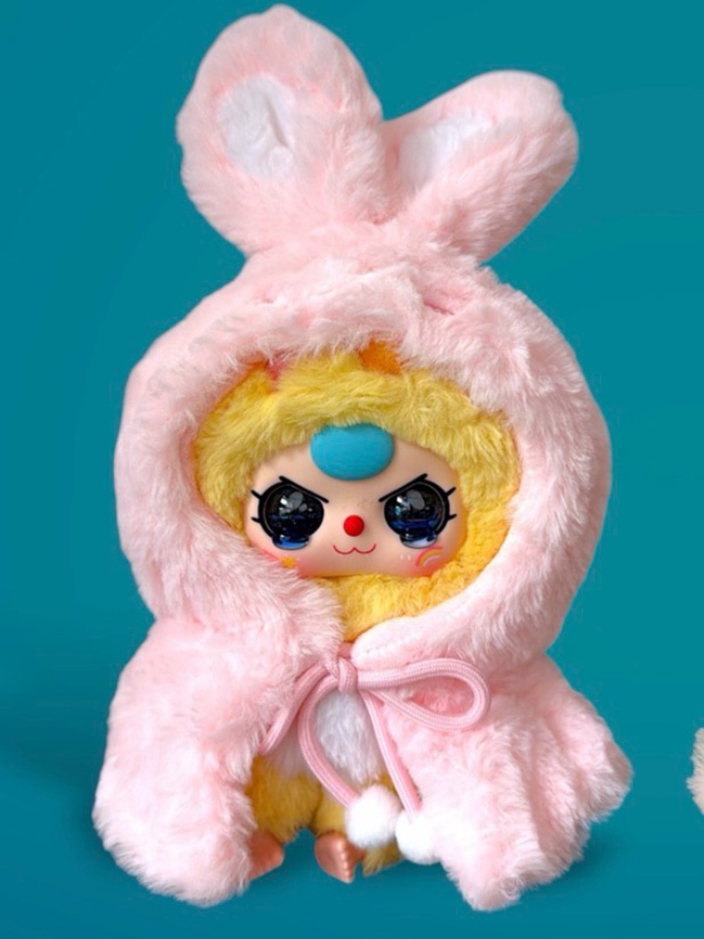 Baby Three I'm Not A Warrior Plush pendant - Pink Rabbit Confirmed